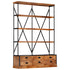 Rustika Rowe -  4Tier Bookcase with 6 Drawers 122x36x181 cm Solid Mango Wood